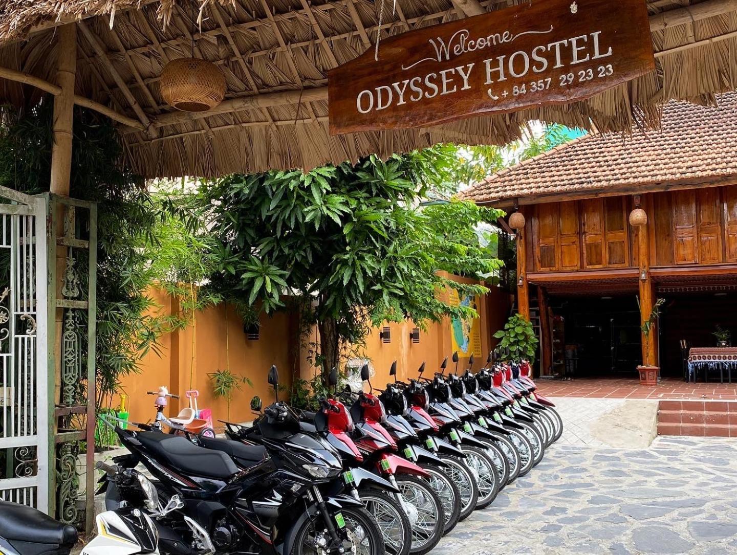 הא גיאנג Odyssey Hostel, Tours & Motorbikes Rental מראה חיצוני תמונה