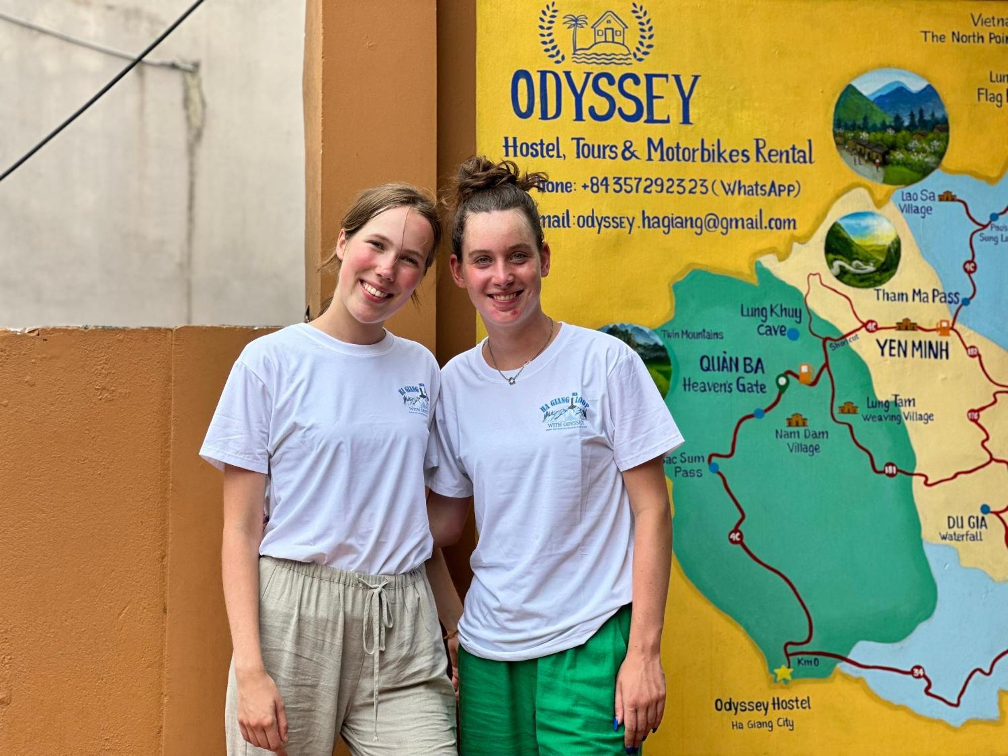 הא גיאנג Odyssey Hostel, Tours & Motorbikes Rental מראה חיצוני תמונה